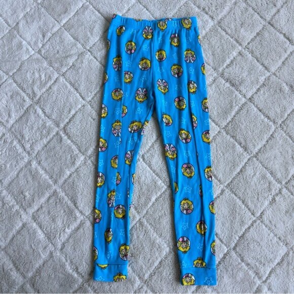 Super Mario Bros | Princess Peach Long Sleeve 2-Piece Girl's Pajama Set | Size 8 - Picture 5 of 7